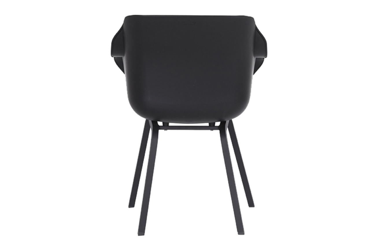 Hartman 4x Sophie Element dining tuinstoel zwart Hartman Hartman 4x Sophie Element dining tuinstoel zwart Hartman