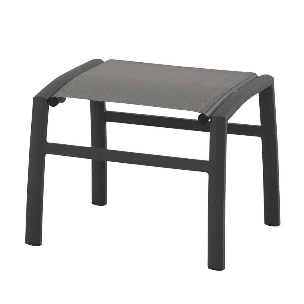 Taste 4SO Verona voetenbank antraciet aluminium Taste 4SO Verona voetenbank antraciet aluminium