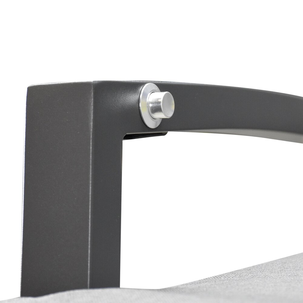 AVH-Collectie Dallas ligbed 162x70xH101 cm grijs wicker AVH-Collectie Dallas ligbed 162x70xH101 cm grijs wicker