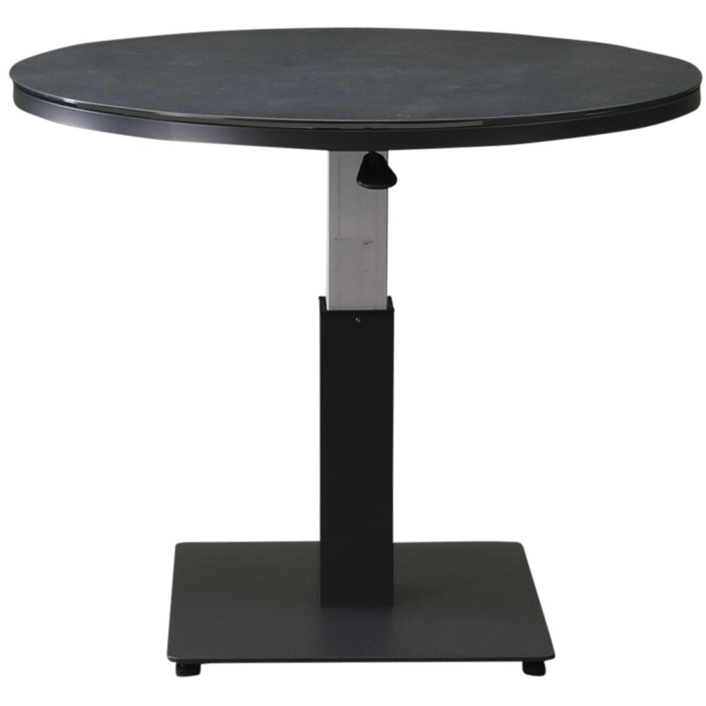 AVH-Collectie San Sebastian lounge dining tuintafel 90 cm rond H50,5-H75 cm in hoogte verstelbaar antraciet AVH-Collectie San Sebastian lounge dining tuintafel 90 cm rond H50,5-H75 cm in hoogte verstelbaar antraciet