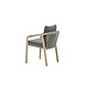 Garden Impressions Showroommodel Santos dining tuinstoel acacia white wash antraciet( set van 4 stuks) Garden Impressions Showroommodel Santos dining tuinstoel acacia white wash antraciet( set van 4 stuks)