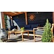 AVH-Collectie Manchester stoel-bank loungeset 4-delig acacia zwart AVH-Collectie Manchester stoel-bank loungeset 4-delig acacia zwart