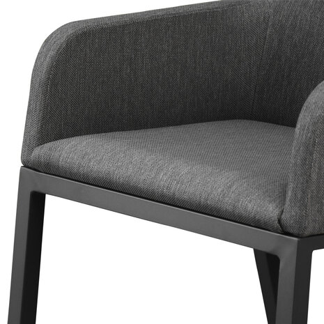 AVH-Collectie Sentoo dining tuinstoel antraciet textileen AVH-Collectie Sentoo dining tuinstoel antraciet textileen