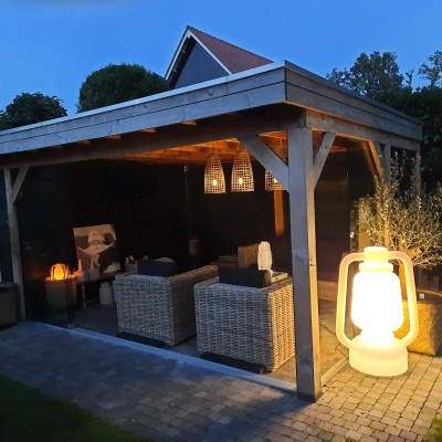 De inrichting van een minimalistische zen tuin