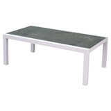 AVH-Collectie Malaga lounge tuintafel 120x70xH43 cm aluminium wit AVH-Collectie Malaga lounge tuintafel 120x70xH43 cm aluminium wit