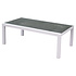 Malaga lounge tuintafel 120x70xH43 cm aluminium wit