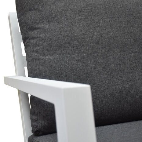 AVH-Collectie Malaga lounge balkonset 2 delig wit aluminium