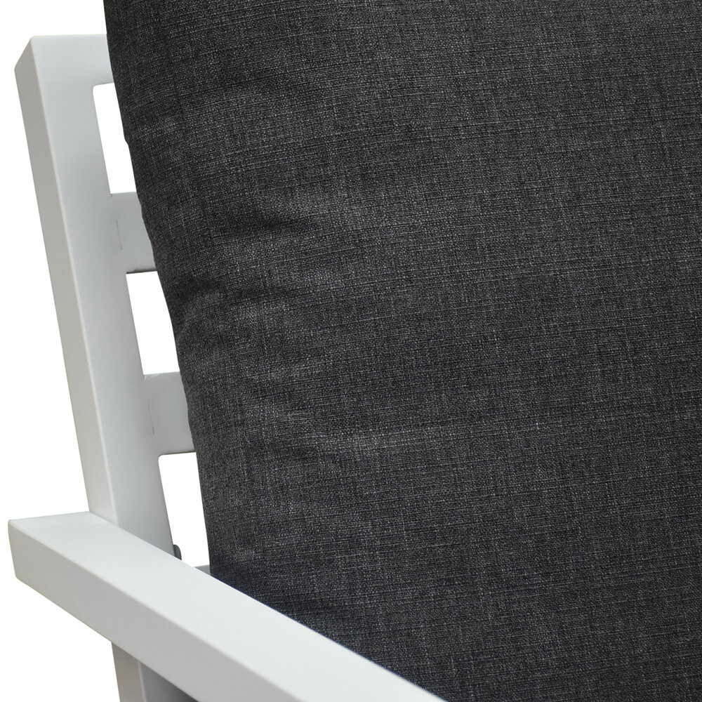 AVH-Collectie Malaga lounge balkonset 2 delig wit aluminium