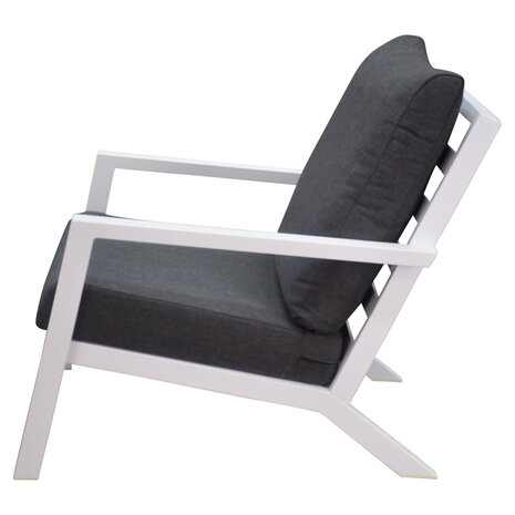 AVH-Collectie Malaga lounge balkonset 2 delig wit aluminium