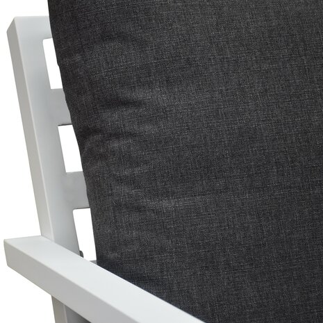 AVH-Collectie Malaga lounge balkonset 3 delig wit aluminium