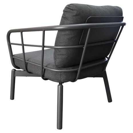 AVH-Collectie Larisa stoel bank loungeset 4 delig aluminium antraciet AVH-Collectie Larisa stoel bank loungeset 4 delig aluminium antraciet