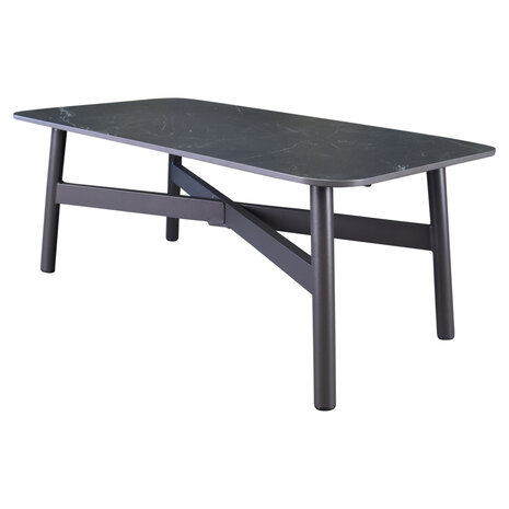 AVH-Collectie Larisa stoel bank loungeset 4 delig aluminium antraciet AVH-Collectie Larisa stoel bank loungeset 4 delig aluminium antraciet