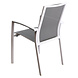 AVH-Collectie Malaga dining tuinstoel stapelbaar wit AVH-Collectie Malaga dining tuinstoel stapelbaar wit
