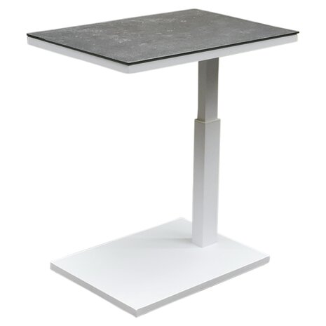 AVH-Collectie Vegas Tracy lounge balkonset 5 delig verstelbaar wit aluminium