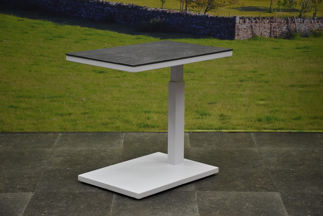 AVH-Collectie Vegas Tracy lounge balkonset 5 delig verstelbaar wit aluminium