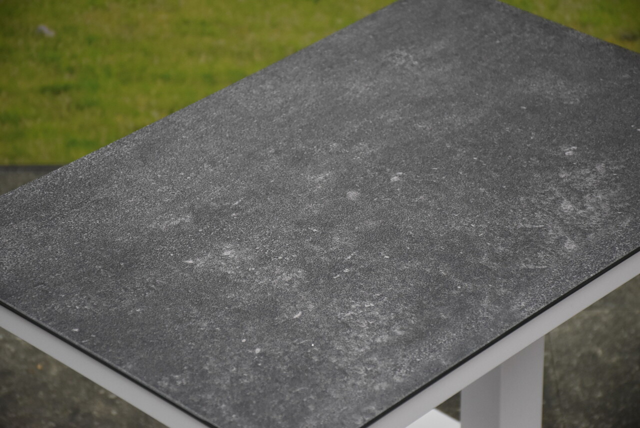 AVH-Collectie Vegas Tracy lounge balkonset 5 delig verstelbaar wit aluminium