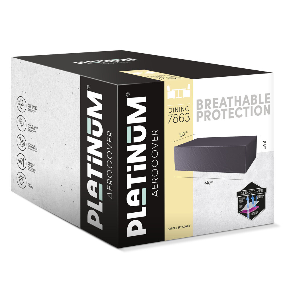 Aerocover Tuinsethoes 340x190xH85 cm Aerocover Tuinsethoes 340x190xH85 cm