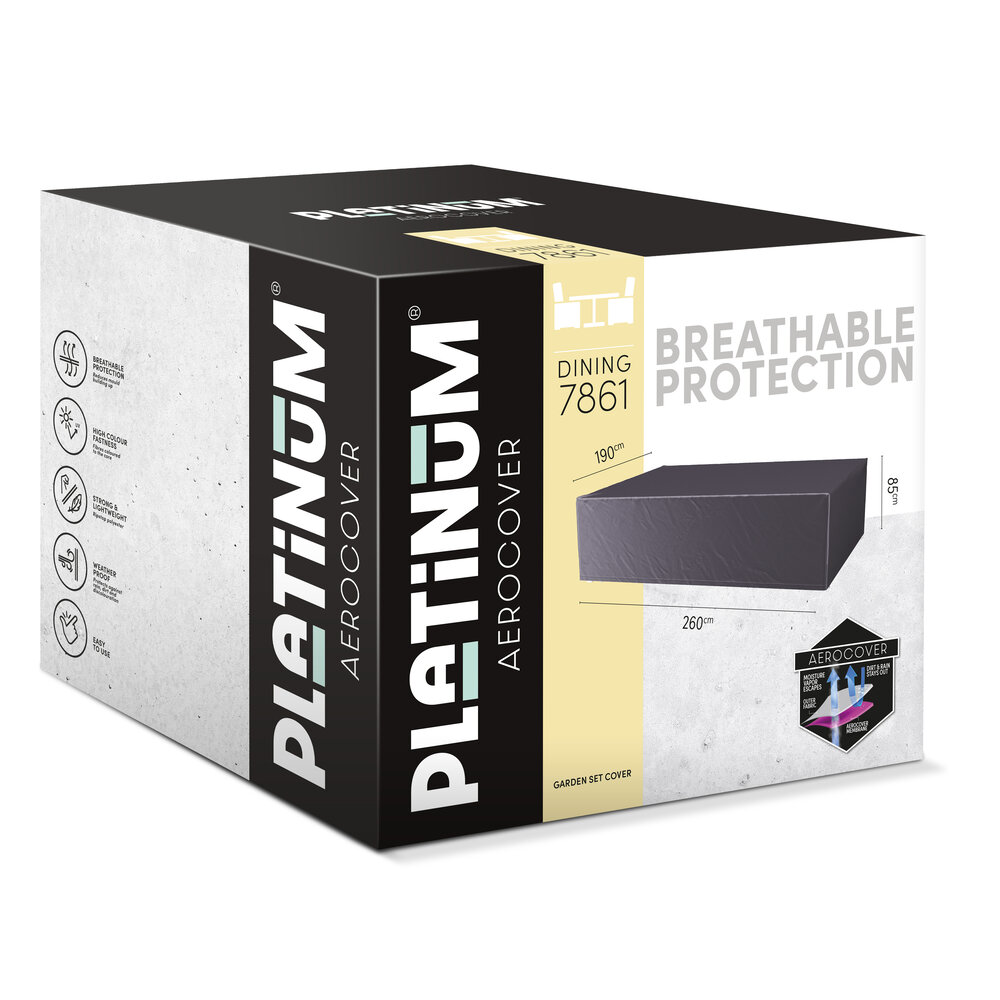 Aerocover Platinum AeroCover Tuinsethoes 260x190xH85