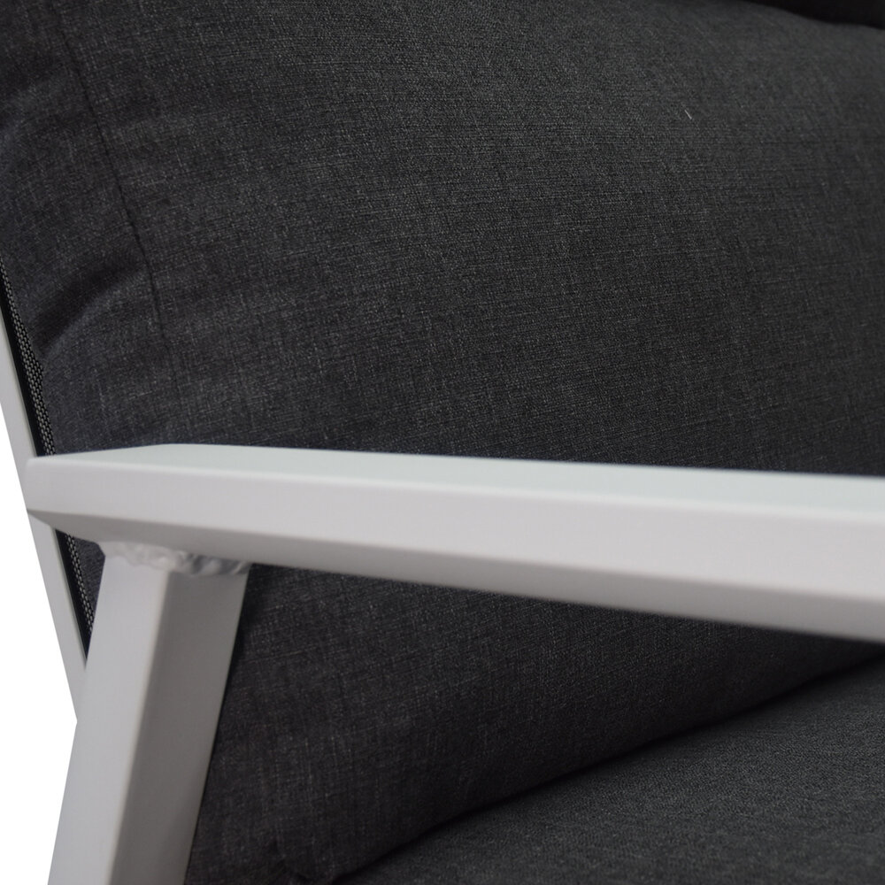 AVH-Collectie Pacific hoek loungeset 5 delig aluminium wit AVH-Collectie Pacific hoek loungeset 5 delig aluminium wit