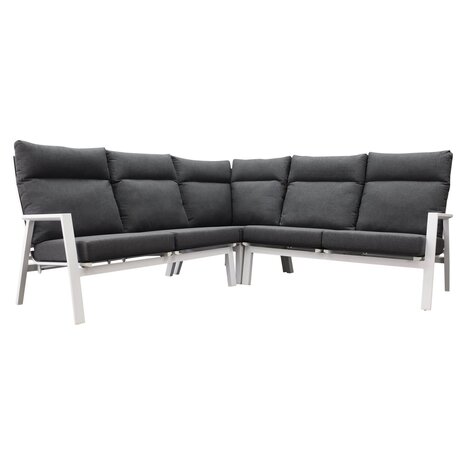 AVH-Collectie Pacific hoek loungeset 5 delig aluminium wit AVH-Collectie Pacific hoek loungeset 5 delig aluminium wit