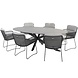 4 Seasons Outdoor Aprilla Privada dining tuinset 240x113xH75 cm 7 delig slate antraciet hpl 4 Seasons Outdoor 4 Seasons Outdoor Aprilla Privada dining tuinset 240x113xH75 cm 7 delig slate antraciet hpl 4 Seasons Outdoor