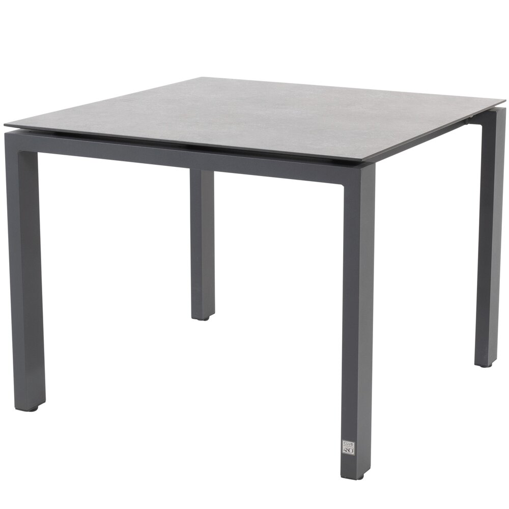 4 Seasons Outdoor Goa dining tuintafel 95x95xH75 cm aluminium donkergrijs 4 Seasons Outdoor 4 Seasons Outdoor Goa dining tuintafel 95x95xH75 cm aluminium donkergrijs 4 Seasons Outdoor
