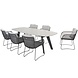 4 Seasons Outdoor Montana Aprilla keramiek Terrazzo dining tuinset 240x103xH75 cm 7 delig antraciet 4 Seasons Outdoor 4 Seasons Outdoor Montana Aprilla keramiek Terrazzo dining tuinset 240x103xH75 cm 7 delig antraciet 4 Seasons Outdoor