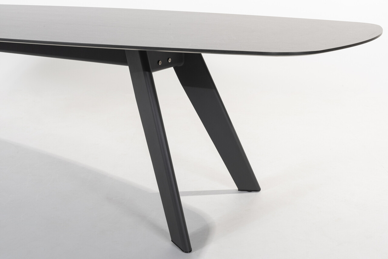 4 Seasons Outdoor Montana Aprilla dining tuinset 280x113xH75 cm 9 delig ovaal HPL antraciet 4 Seasons Outdoor 4 Seasons Outdoor Montana Aprilla dining tuinset 280x113xH75 cm 9 delig ovaal HPL antraciet 4 Seasons Outdoor