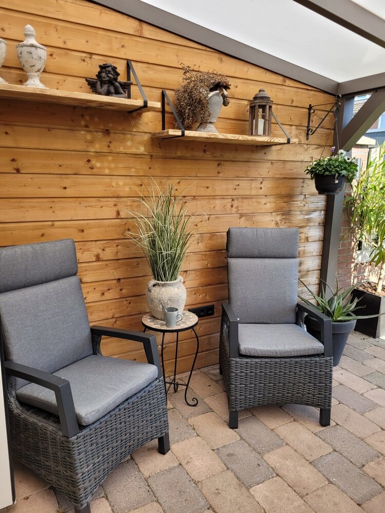 AVH-Collectie Dallas lounge tuinstoel verstelbaar antraciet AVH-Collectie Dallas lounge tuinstoel verstelbaar antraciet