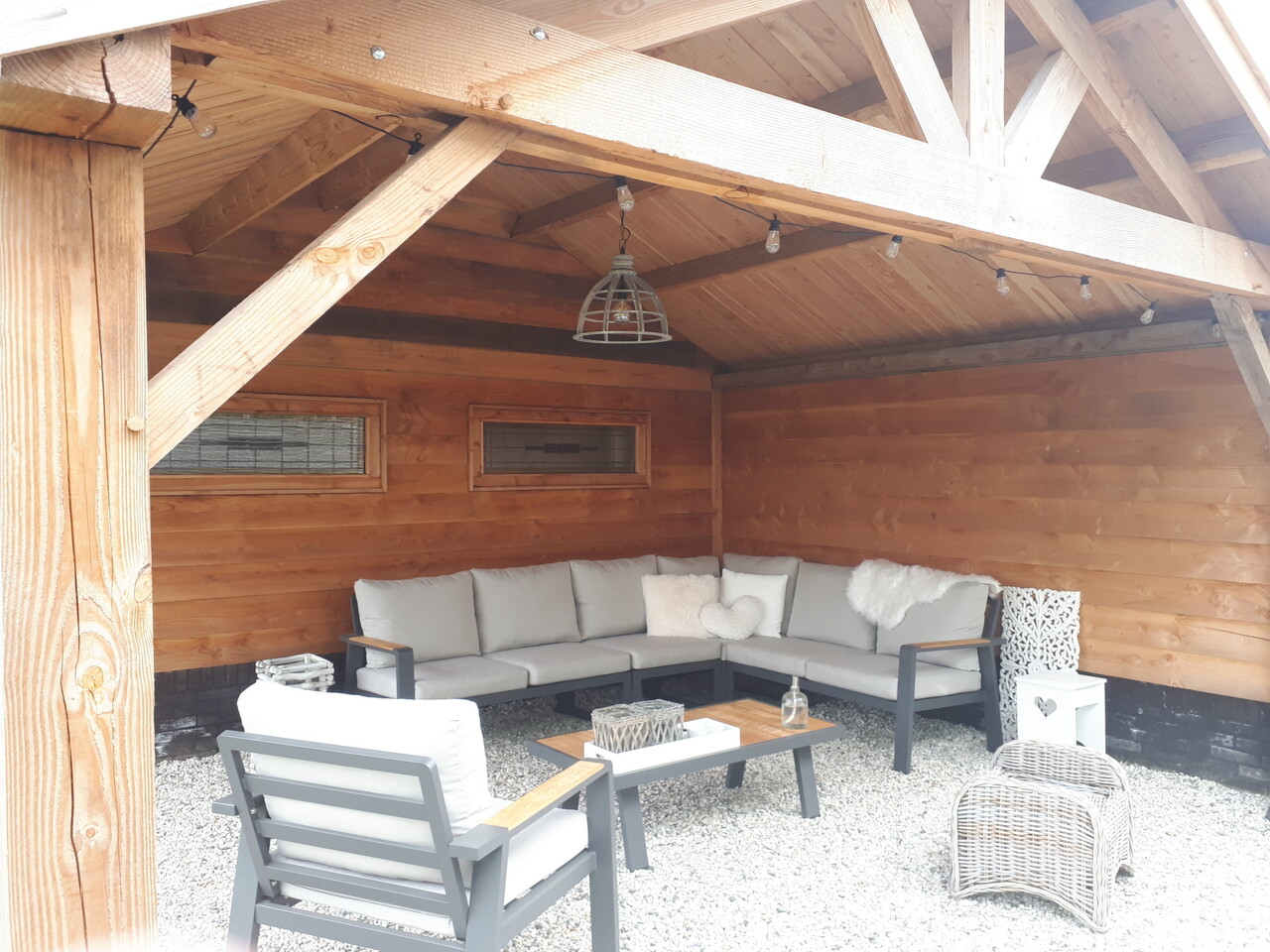 AVH-Collectie Lola hoek loungeset 5-delig aluminium antraciet AVH-Collectie Lola hoek loungeset 5-delig aluminium antraciet