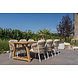 4 Seasons Outdoor Noah Dalias dining tuinset 260x100xH75 cm 7 delig teak taupe 4 Seasons Outdoor 4 Seasons Outdoor Noah Dalias dining tuinset 260x100xH75 cm 7 delig teak taupe 4 Seasons Outdoor