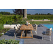 4 Seasons Outdoor Noah Dalias dining tuinset 260x100xH75 cm 7 delig teak taupe 4 Seasons Outdoor 4 Seasons Outdoor Noah Dalias dining tuinset 260x100xH75 cm 7 delig teak taupe 4 Seasons Outdoor