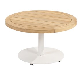 4 Seasons Outdoor Volta teak salontafel centrale poot wit 60 cm rond 4 Seasons Outdoor 4 Seasons Outdoor Volta teak salontafel centrale poot wit 60 cm rond 4 Seasons Outdoor
