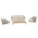 4 Seasons Outdoor Dalias stoel bank loungeset 4 delig taupe wicker 4 Seasons Outdoor 4 Seasons Outdoor Dalias stoel bank loungeset 4 delig taupe wicker 4 Seasons Outdoor