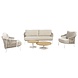 4 Seasons Outdoor Dalias stoel bank loungeset 5 delig taupe 4 Seasons Outdoor 4 Seasons Outdoor Dalias stoel bank loungeset 5 delig taupe 4 Seasons Outdoor