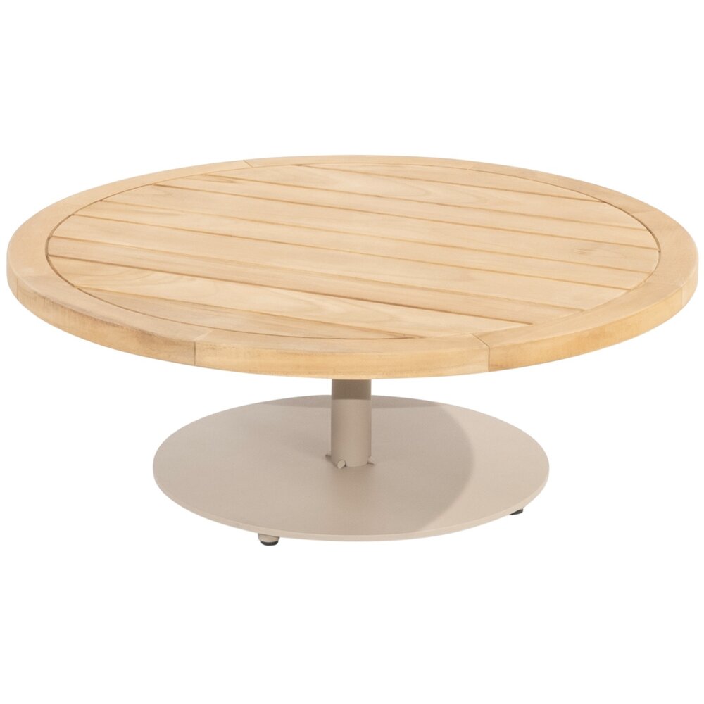 4 Seasons Outdoor Volta teak salontafel centrale poot latte 80 cm. Ø (H 30) 4 Seasons Outdoor 4 Seasons Outdoor Volta teak salontafel centrale poot latte 80 cm. Ø (H 30) 4 Seasons Outdoor