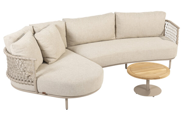 4 Seasons Outdoor Sardinia chaise longue loungeset 3 delig aluminum latte 4 Seasons Outdoor 4 Seasons Outdoor Sardinia chaise longue loungeset 3 delig aluminum latte 4 Seasons Outdoor