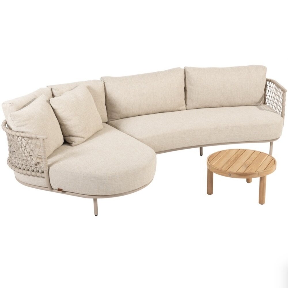 4 Seasons Outdoor Sardinia chaise longue loungeset 3 delig aluminum latte 4 Seasons Outdoor 4 Seasons Outdoor Sardinia chaise longue loungeset 3 delig aluminum latte 4 Seasons Outdoor