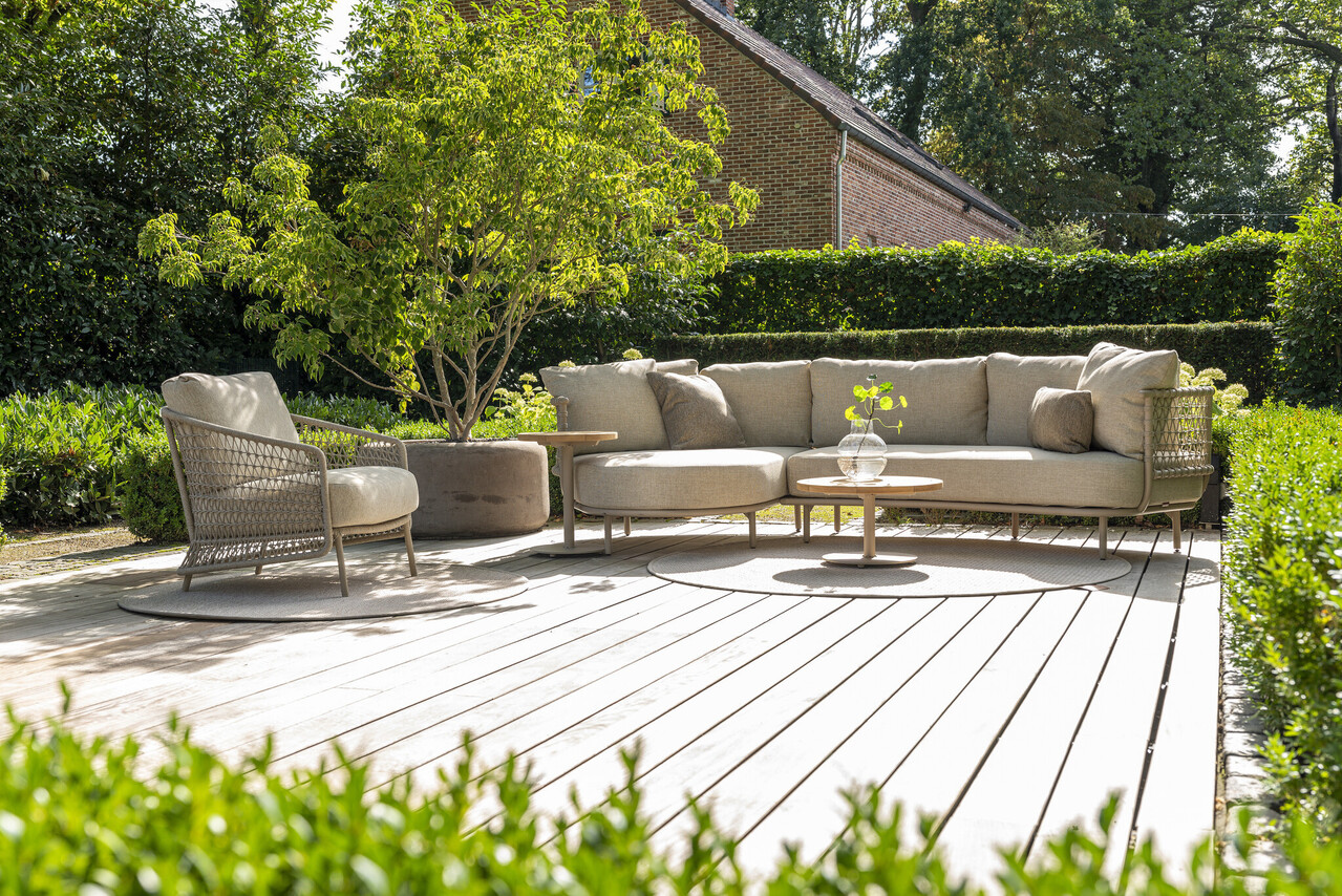 4 Seasons Outdoor Sardinia chaise longue loungeset 4 delig aluminum latte 4 Seasons Outdoor 4 Seasons Outdoor Sardinia chaise longue loungeset 4 delig aluminum latte 4 Seasons Outdoor