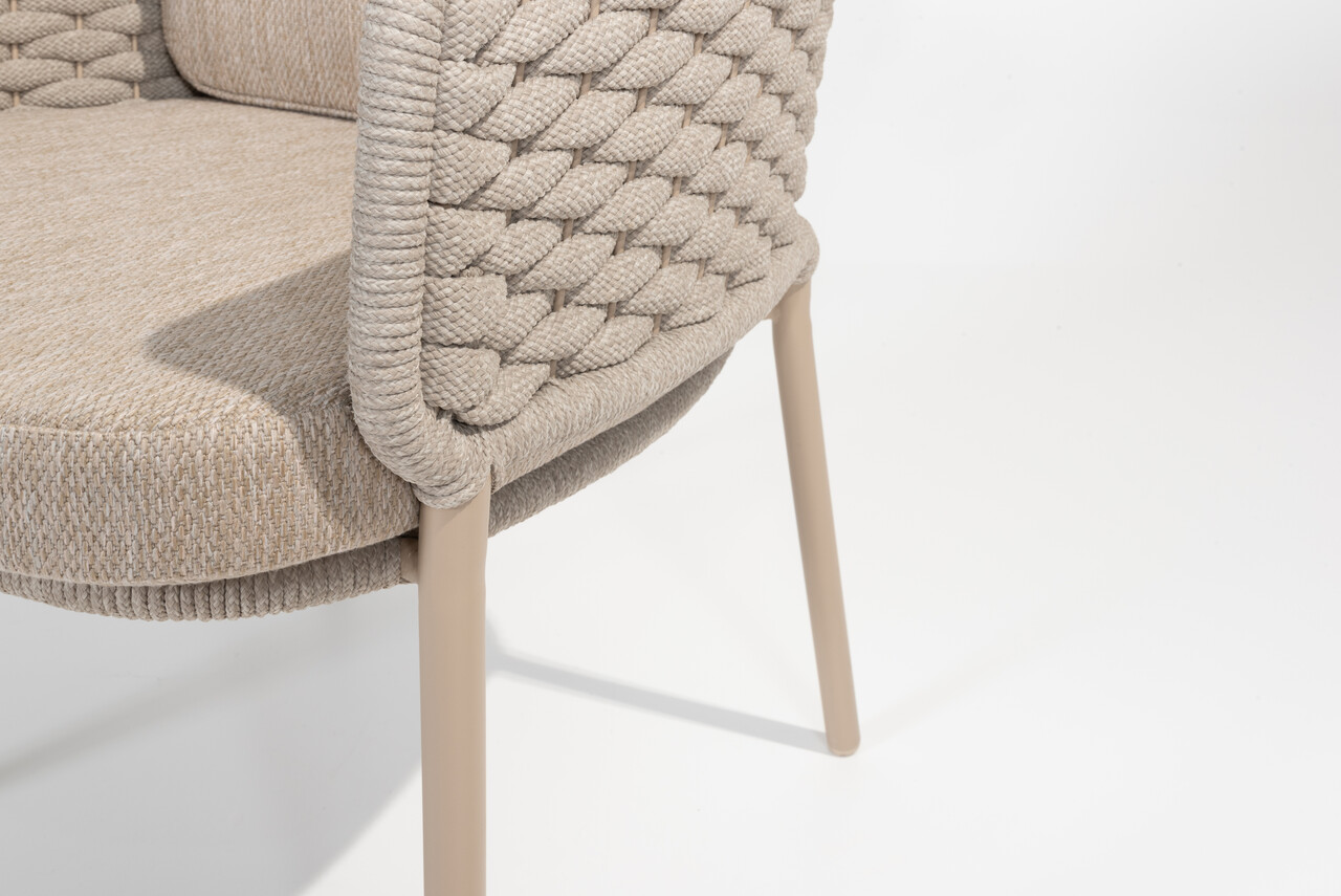 4 Seasons Outdoor Eros dining tuinstoel rope latte 4 Seasons Outdoor 4 Seasons Outdoor Eros dining tuinstoel rope latte 4 Seasons Outdoor