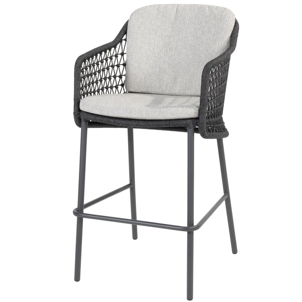 4 Seasons Outdoor Tramonti bar stoel antraciet rope 4 Seasons Outdoor 4 Seasons Outdoor Tramonti bar stoel antraciet rope 4 Seasons Outdoor