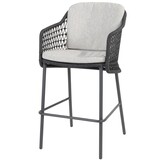 4 Seasons Outdoor Tramonti bar stoel antraciet rope 4 Seasons Outdoor 4 Seasons Outdoor Tramonti bar stoel antraciet rope 4 Seasons Outdoor