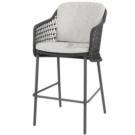 4 Seasons Outdoor Tramonti bar stoel antraciet rope 4 Seasons Outdoor 4 Seasons Outdoor Tramonti bar stoel antraciet rope 4 Seasons Outdoor