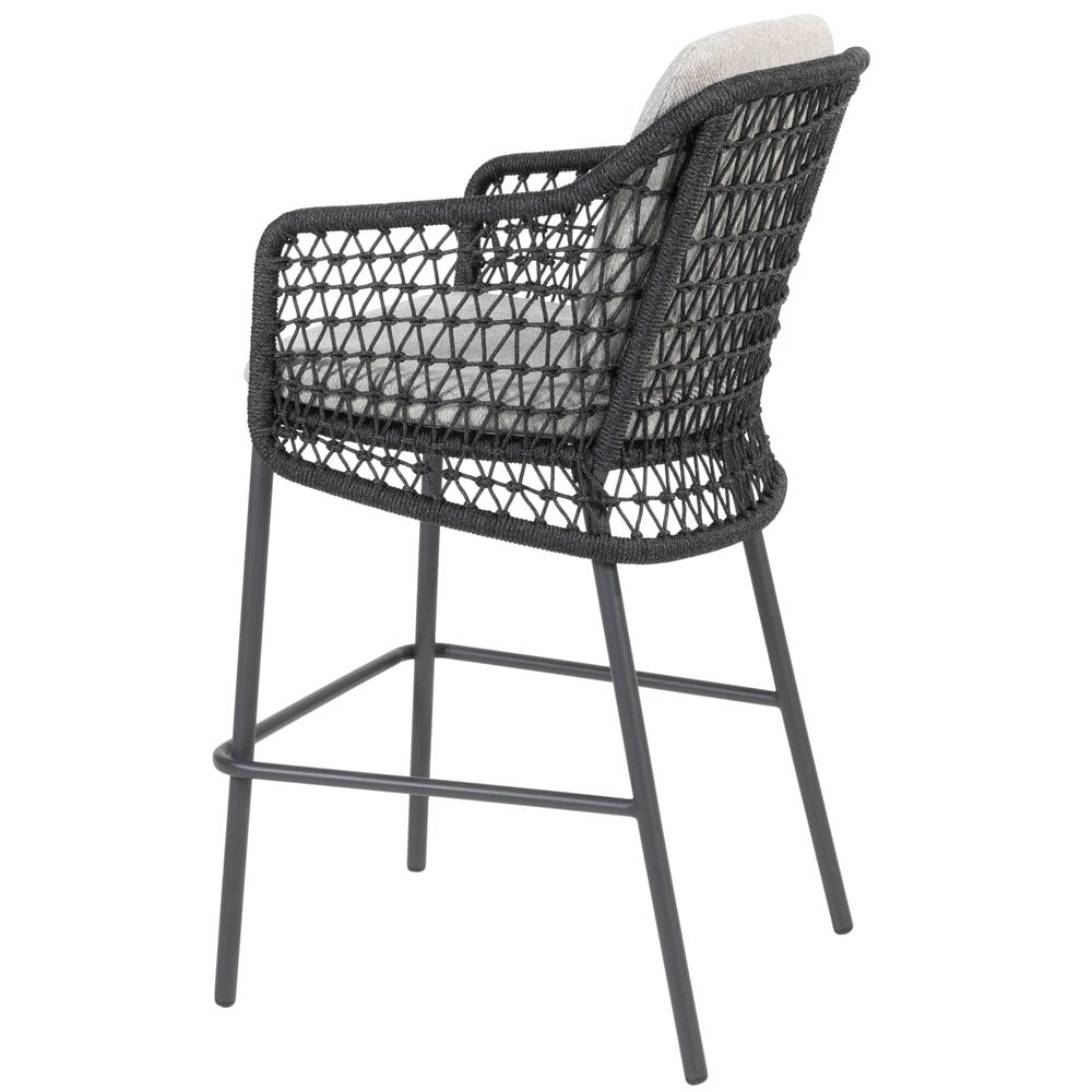 4 Seasons Outdoor Tramonti bar stoel antraciet rope 4 Seasons Outdoor 4 Seasons Outdoor Tramonti bar stoel antraciet rope 4 Seasons Outdoor