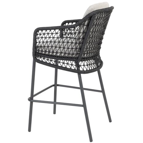 4 Seasons Outdoor Tramonti bar stoel antraciet rope 4 Seasons Outdoor 4 Seasons Outdoor Tramonti bar stoel antraciet rope 4 Seasons Outdoor