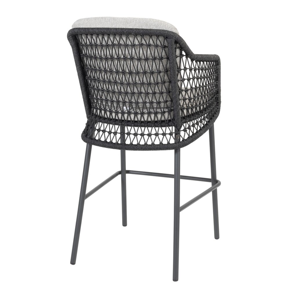 4 Seasons Outdoor Tramonti bar stoel antraciet rope 4 Seasons Outdoor 4 Seasons Outdoor Tramonti bar stoel antraciet rope 4 Seasons Outdoor