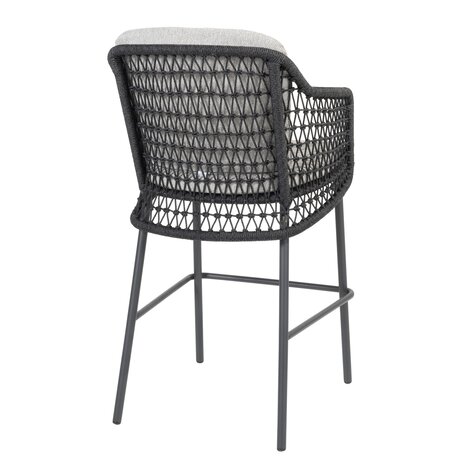 4 Seasons Outdoor Tramonti bar stoel antraciet rope 4 Seasons Outdoor 4 Seasons Outdoor Tramonti bar stoel antraciet rope 4 Seasons Outdoor