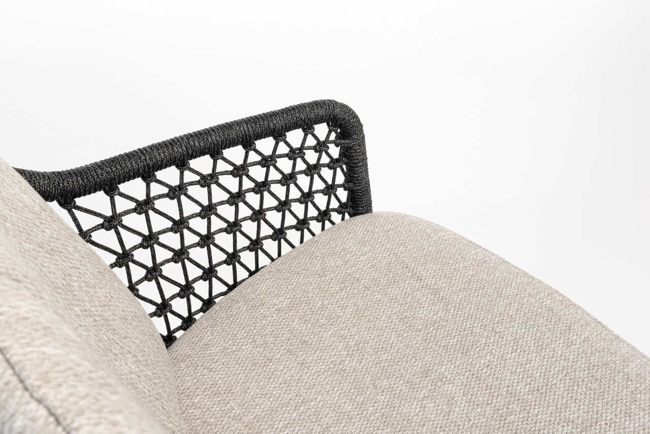 4 Seasons Outdoor Tramonti bar stoel antraciet rope 4 Seasons Outdoor 4 Seasons Outdoor Tramonti bar stoel antraciet rope 4 Seasons Outdoor