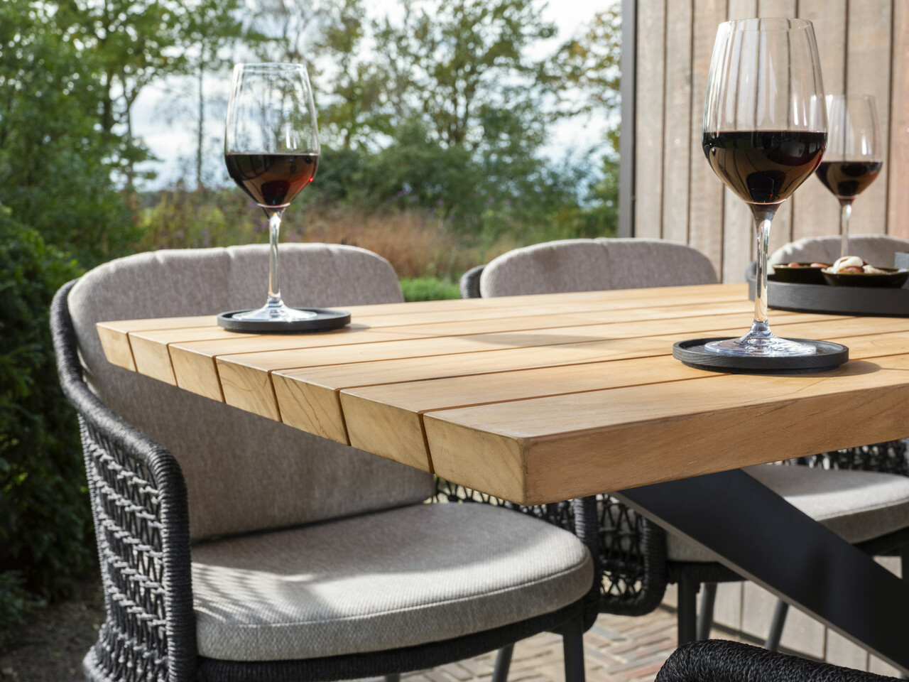 Taste 4SO Prado bartafel 200x70x105 cm aluminium teak antraciet Taste 4SO Taste 4SO Prado bartafel 200x70x105 cm aluminium teak antraciet Taste 4SO