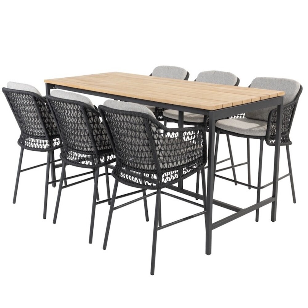 4 Seasons Outdoor Tramonti Taverne barset 200x85xH105 cm 7 delig 4 Seasons Outdoor 4 Seasons Outdoor Tramonti Taverne barset 200x85xH105 cm 7 delig 4 Seasons Outdoor